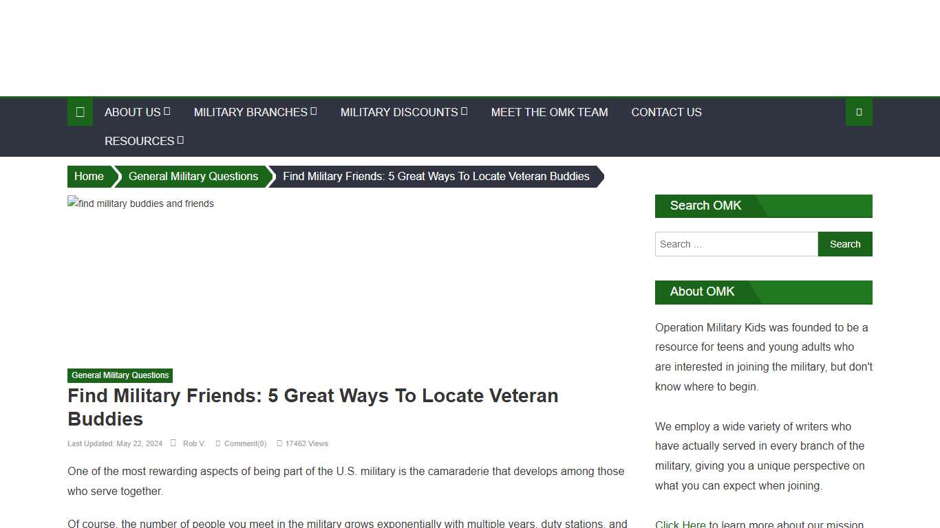 Find Military Friends: 5 Great Ways To Locate Veteran Buddies
